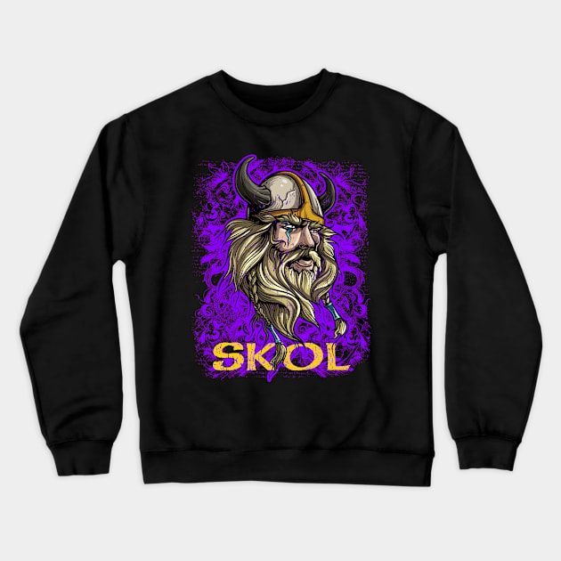 Skol Shirt Nordic Scandinavian Viking Crewneck Sweatshirt by RadStar